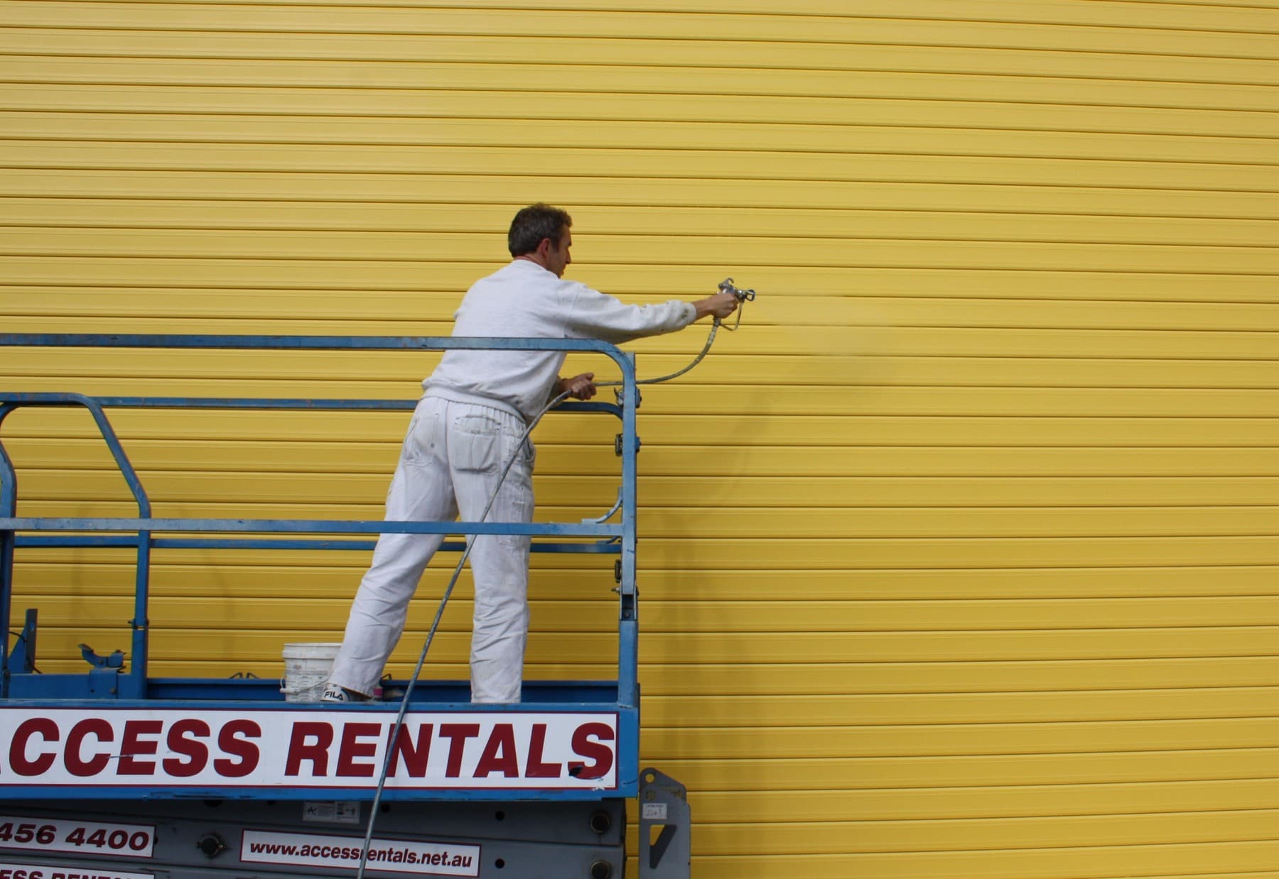 Gabor spray-painting exterior cladding